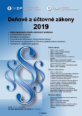 Obálka publikácie Daňové zákony 2019